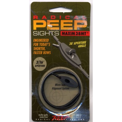 Radical Peep Sight With Rubber