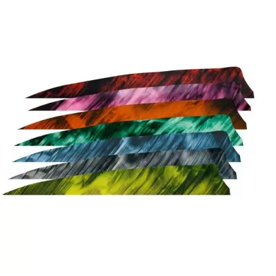 Camo Shield Back Feathers 4"